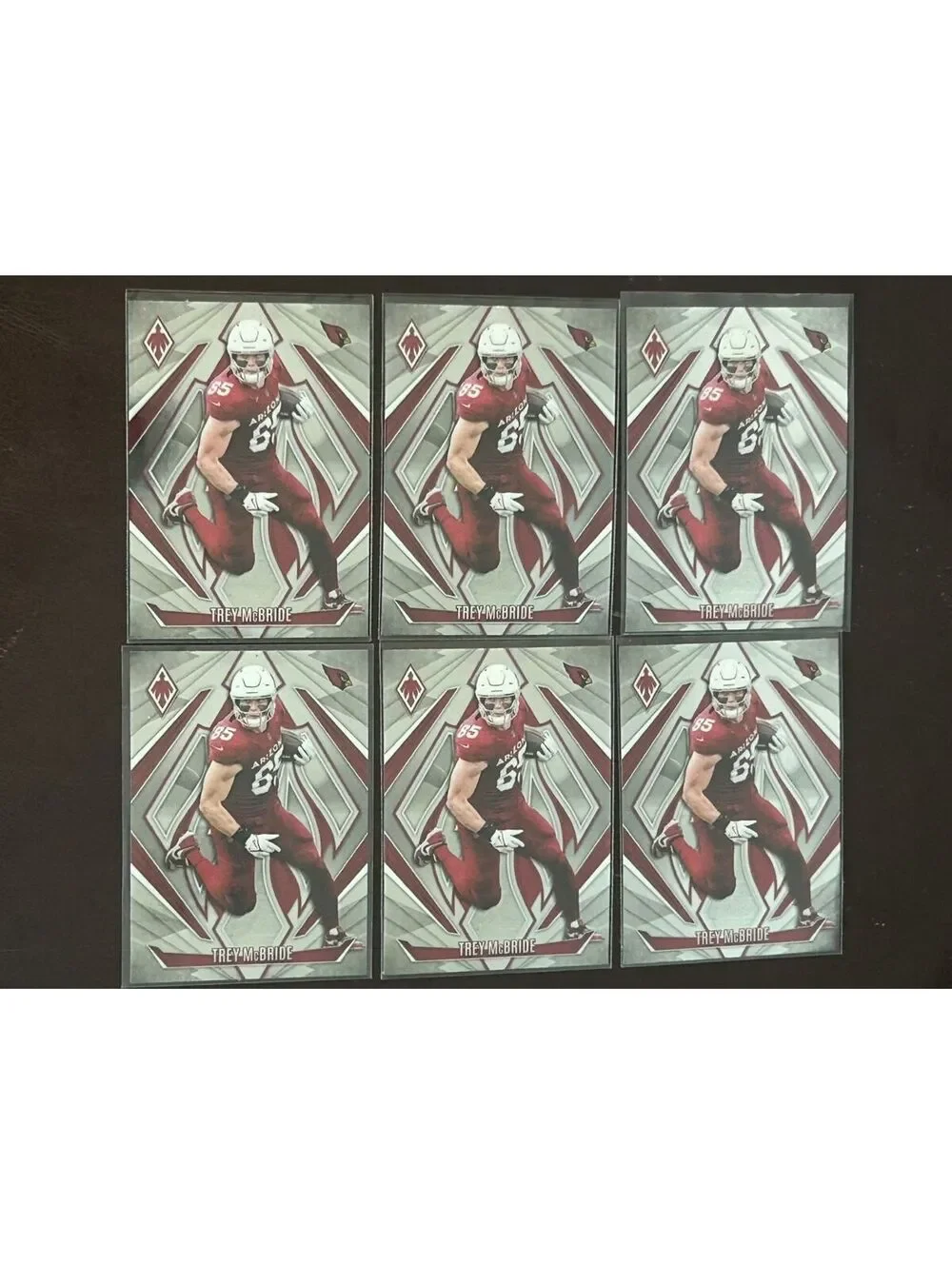 TREY MCBRIDE COLLECTION 2024 PANINI PHOENIX WITH LAZER INSERT 7 CARD NM LOT